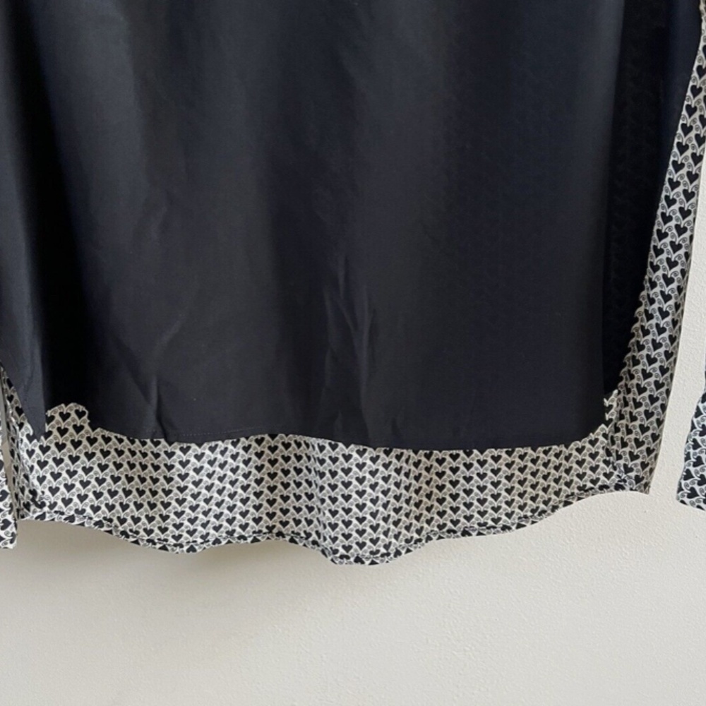 Diane Von Furstenberg Heart print silk top, 10, DH - Picture 4 of 7